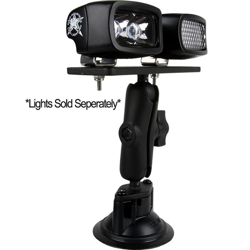 RIGID Industries RAM Suction 3.7" Arm - 6.25" x 2" Plate [40063]