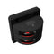Lopolight Series 301-102 - Double Stacked Port Sidelight - 3NM - Vertical Mount - Red - Black Housing [301-102ST-B]
