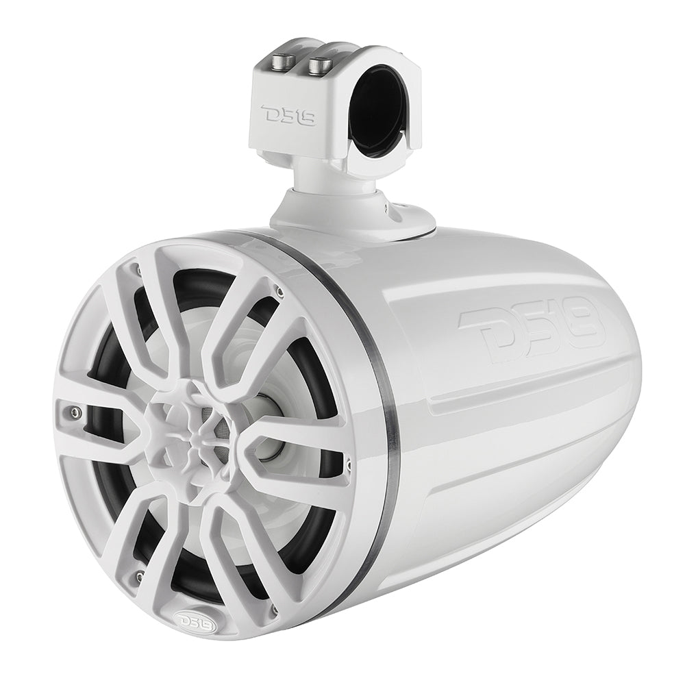 DS18 X Series HYDRO 8" Wakeboard Pod Tower Speaker w/RGB LED Light - 375W - White  [NXL-X8TP/WH]