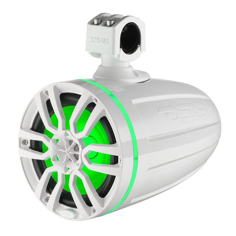 DS18 X Series HYDRO 8" Wakeboard Pod Tower Speaker w/RGB LED Light - 375W - White [NXL-X8TP/WH]