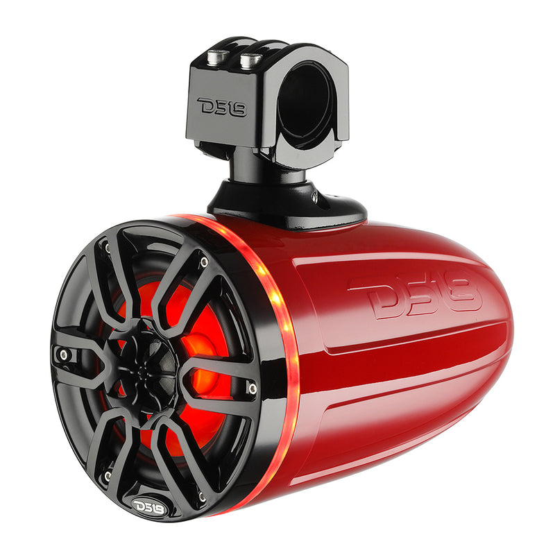 DS18 X Series HYDRO 8" Wakeboard Pod Tower Speaker w/RGB LED Light - 375W - Red [NXL-X8TP/RD]