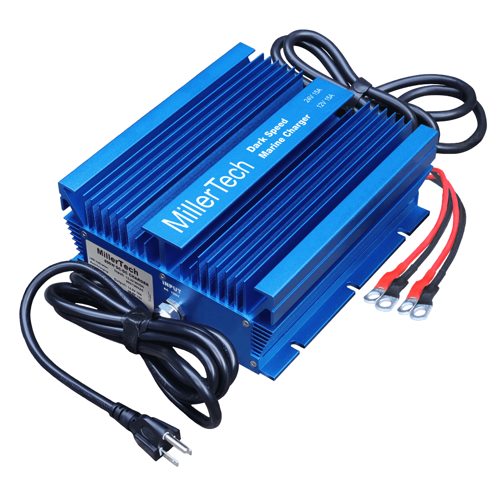 Millertech Lithium 12V/24V Waterproof Lithium Battery Charger