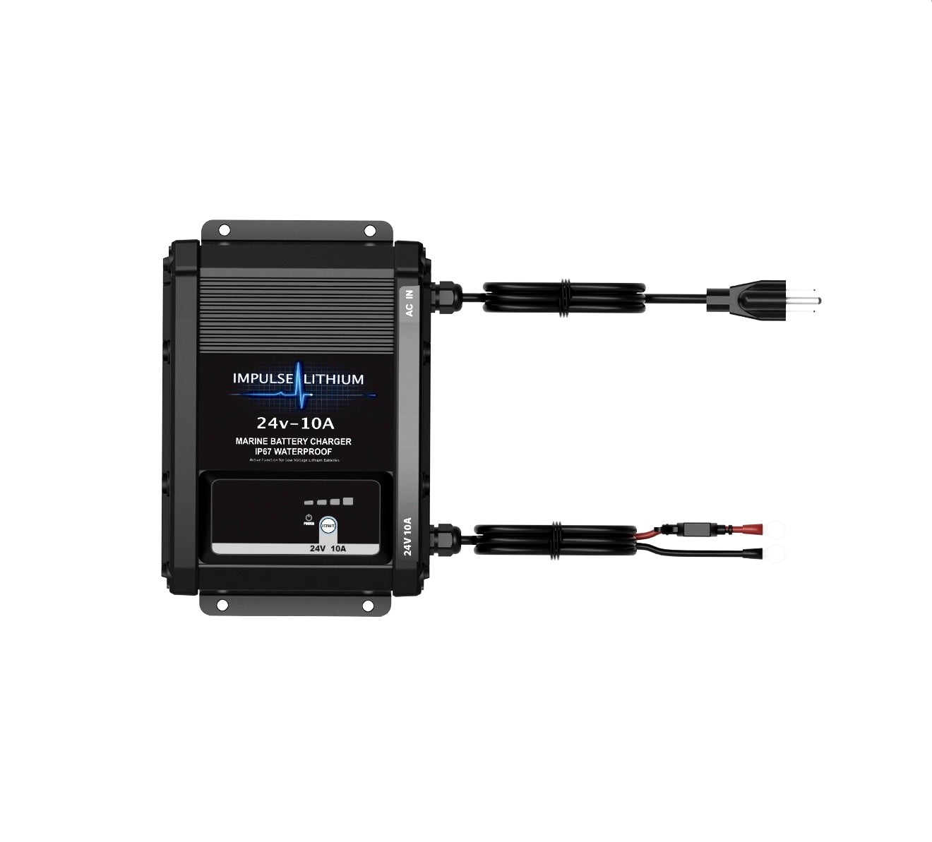 Impulse Lithium 24V 10A Waterproof Lithium Battery Charger