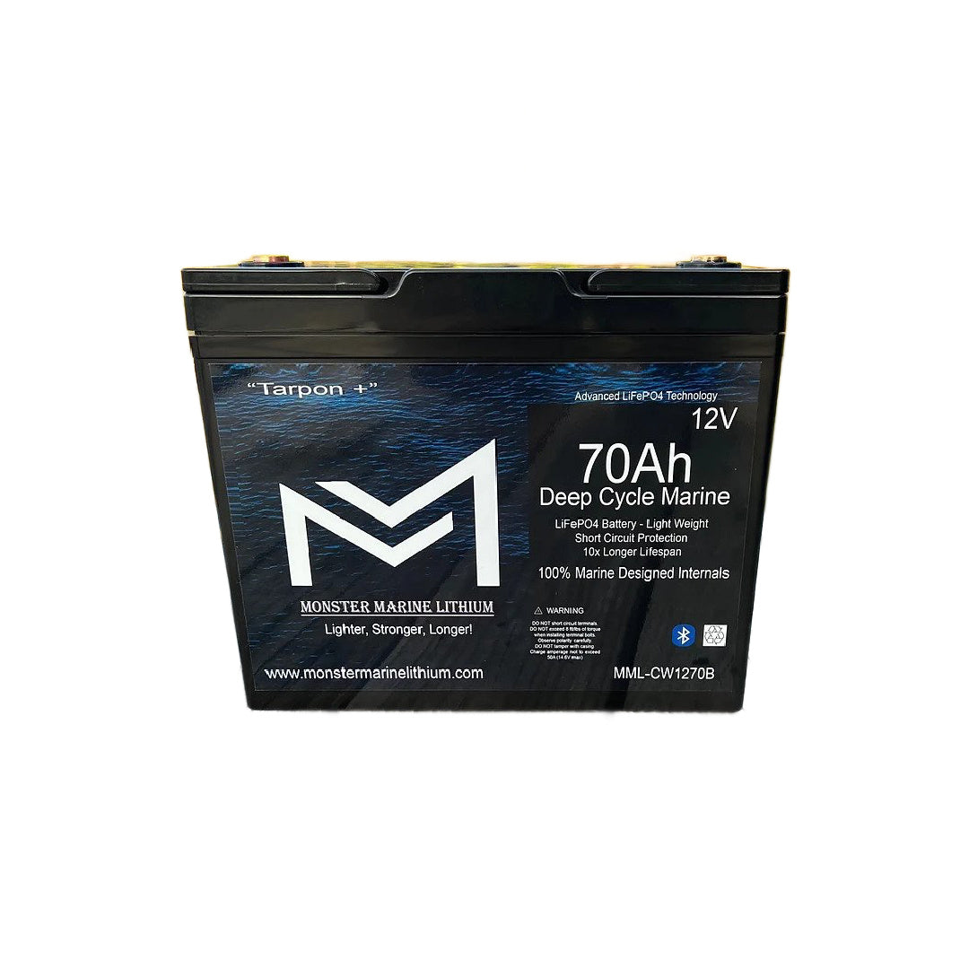 Monster Marine Lithium 12V 70AH Deep Cycle Battery