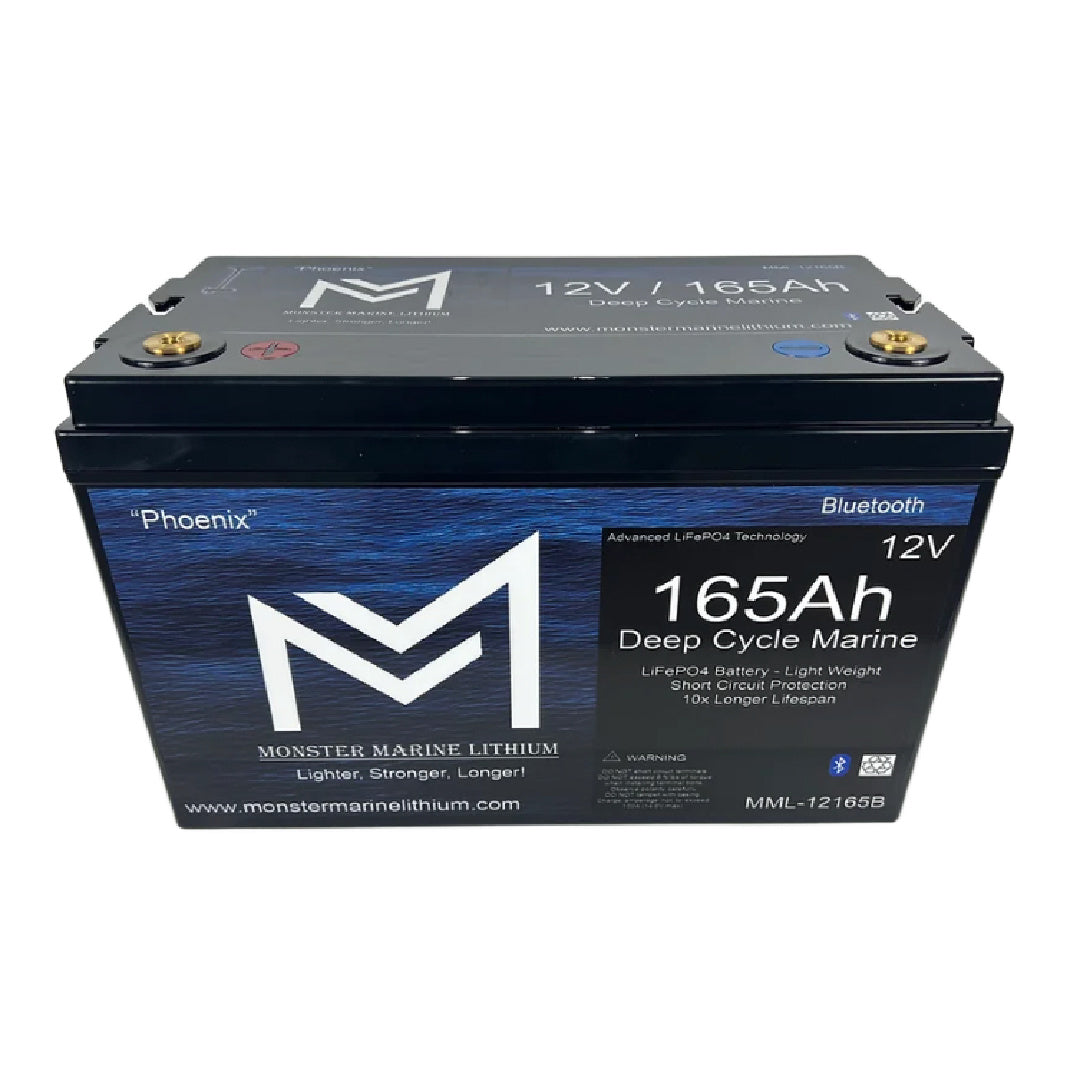 Monster Marine Lithium 12V 165AH Deep Cycle Battery