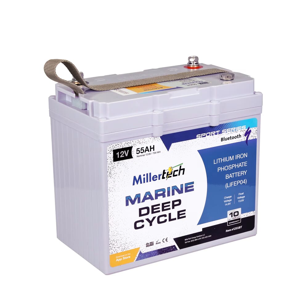 Millertech Lithium 12V 55AH Deep Cycle Battery