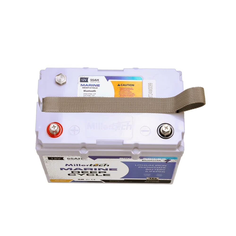 Millertech Lithium 12V 55AH Deep Cycle Battery