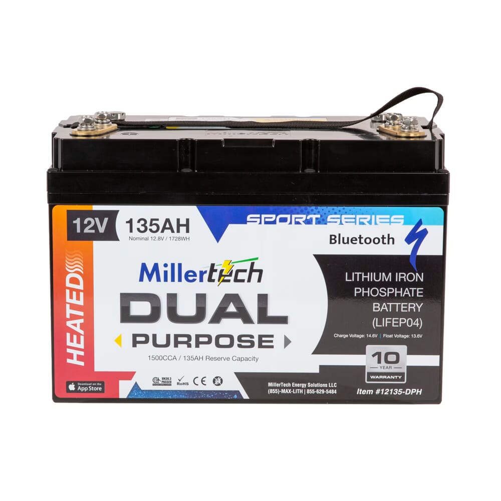Millertech Lithium 12V 135AH Cranking Battery