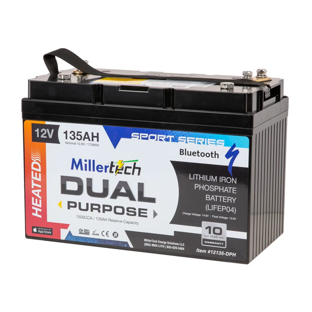 Millertech Lithium 12V 135AH Cranking Battery