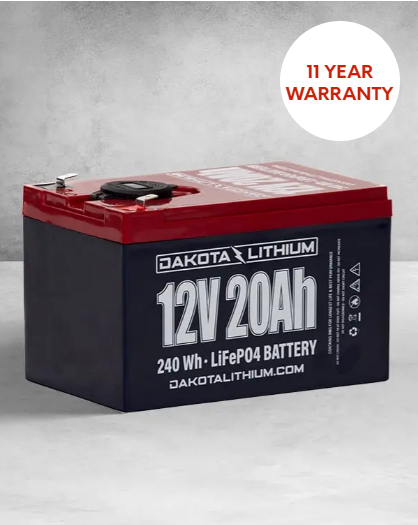 Dakota Lithium 12V 20Ah Battery