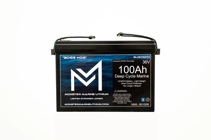 Monster Marine Lithium 36V 100AH Deep Cycle Battery