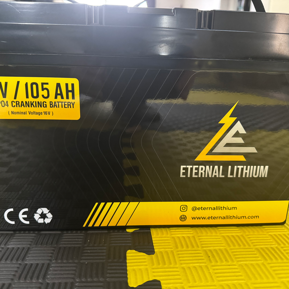 Eternal Lithium 16V 105Ah Battery with Bluetooth
