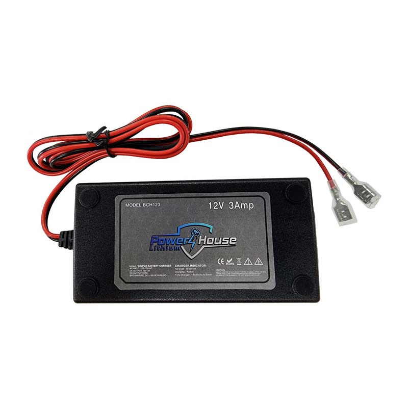 PowerHouse Lithium 12V Non-Waterproof Lithium Battery Charger