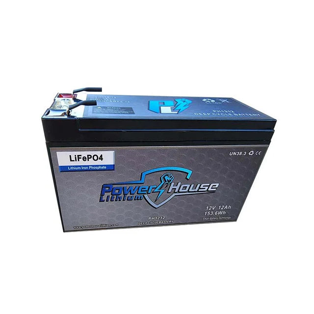 PowerHouse Lithium 12v 12ah Deep Cycle Battery