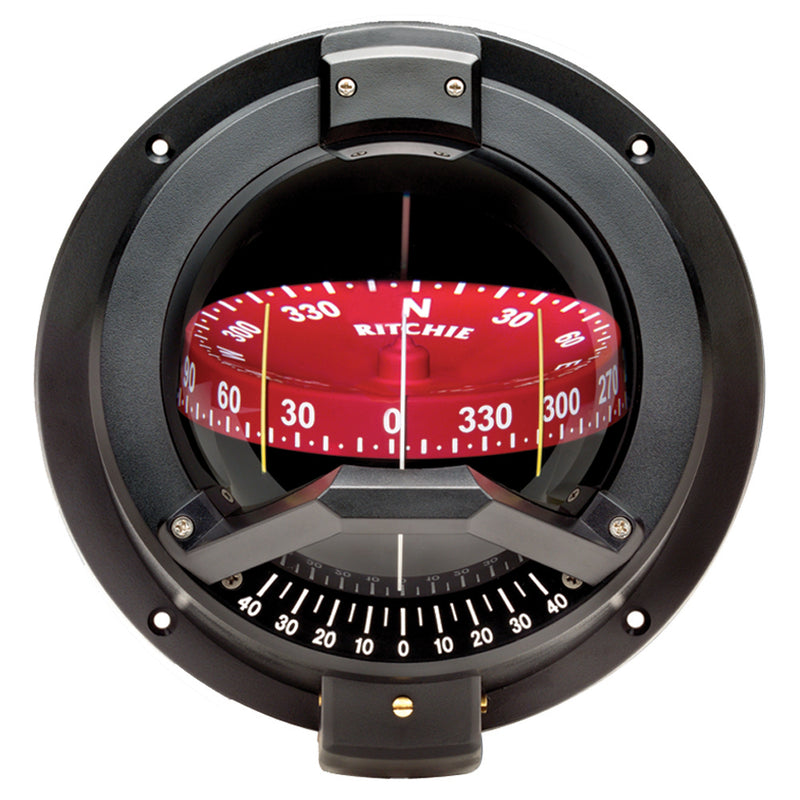 Ritchie BN-202 Navigator Compass - Bulkhead Mount - Black [BN-202] - Mealey Marine