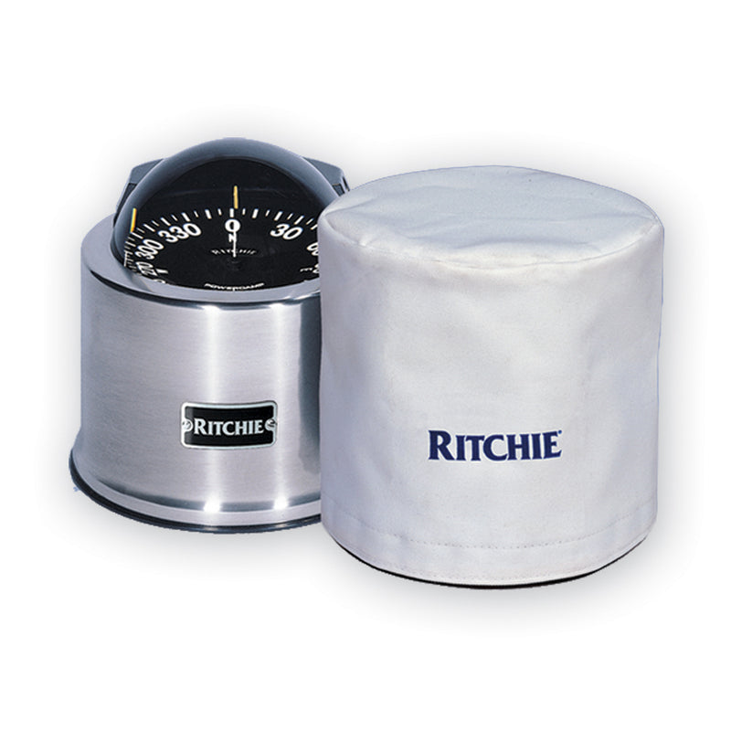 Ritchie GM-5-C 5" GlobeMaster Binnacle Mount Compass Cover - White [GM-5-C] - Mealey Marine