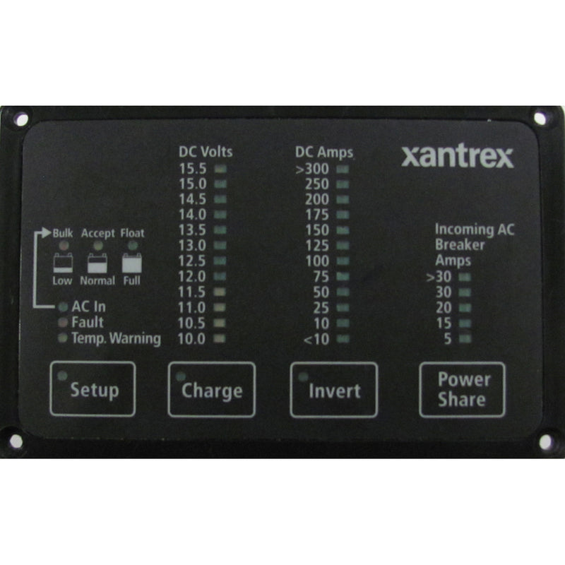 Xantrex Heart FDM-12-25 Remote Panel, Battery Status & Freedom Inverter/Charger Remote Control [84-2056-01] - Mealey Marine