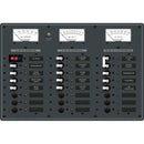 Blue Sea 8084 AC Main +6 Positions/DC Main +15 Positions Toggle Circuit Breaker Panel - White Switches [8084] - Mealey Marine