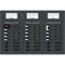 Blue Sea 8084 AC Main +6 Positions/DC Main +15 Positions Toggle Circuit Breaker Panel - White Switches [8084] - Mealey Marine