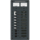 Blue Sea 8074 AC Main +8 Positions Toggle Circuit Breaker Panel - White Switches [8074] - Mealey Marine