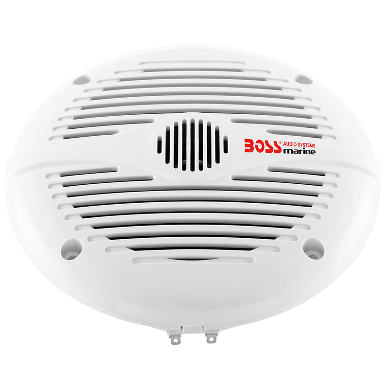 Boss Audio MR60W 6.5" Round Marine Speakers - (Pair) White [MR60W] - Mealey Marine