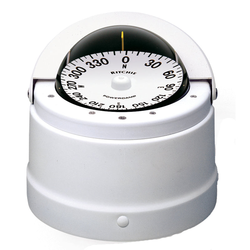 Ritchie DNW-200 Navigator Compass - Binnacle Mount - White [DNW-200] - Mealey Marine