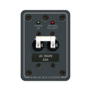 Blue Sea 8077 AC Main Only Toggle Circuit Breaker Panel [8077] - Mealey Marine