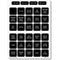 Blue Sea 4218 Square Format Label Set for Battery Management Panels - 30 [4218] - Mealey Marine