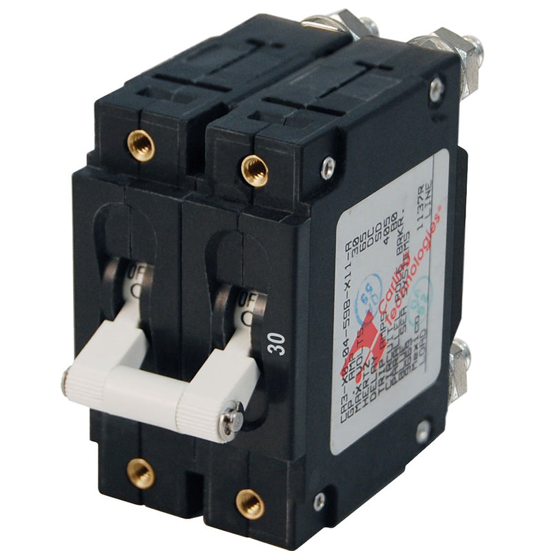 Blue Sea 7365 C-Series Double Pole Circuit Breaker - 30A [7365] - Mealey Marine