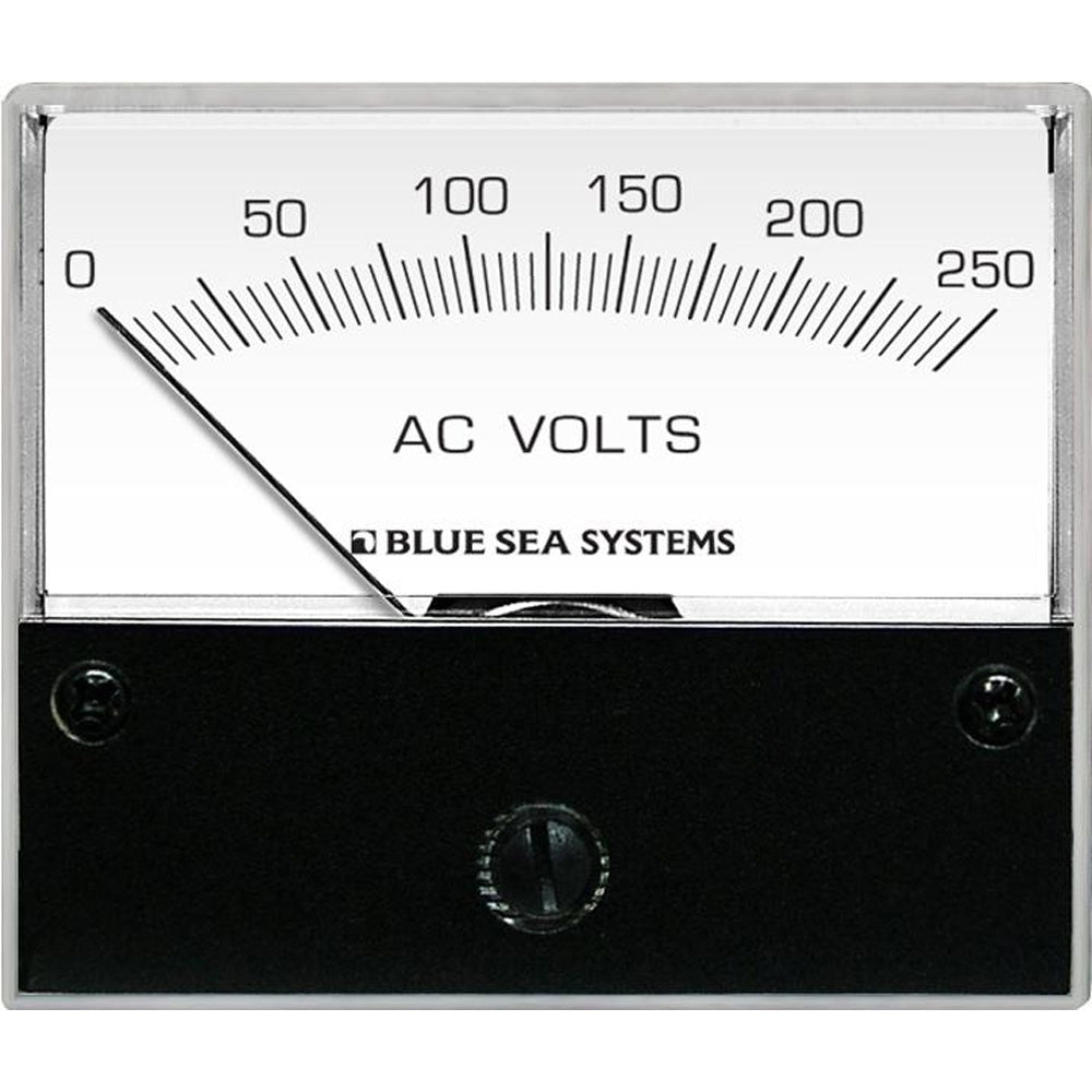 Blue Sea 9354 AC Analog Voltmeter 0-250 Volts AC [9354] - Mealey Marine
