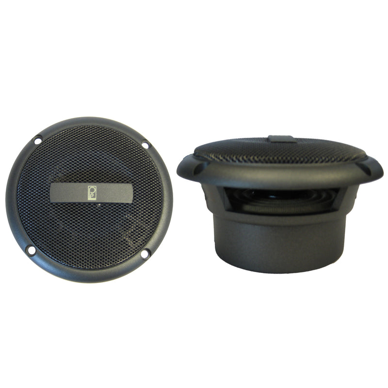 Poly-Planar 3" Round Flush-Mount Compnent Speakers - (Pair) Gray [MA3013G] - Mealey Marine