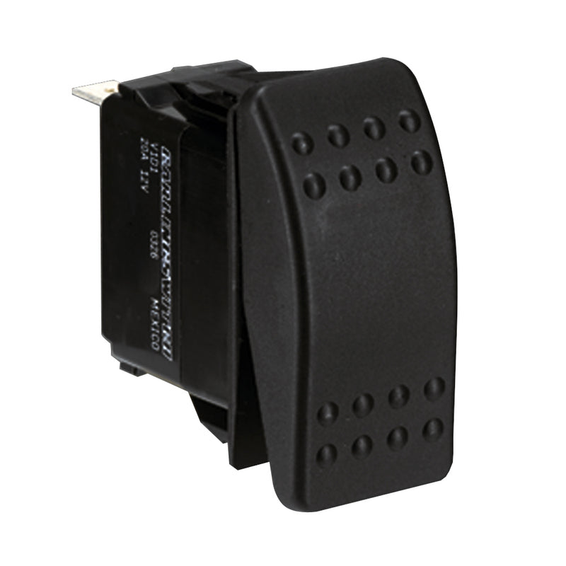 Paneltronics DPDT (ON)/OFF/(ON) Waterproof Contura Rocker Switch - Momentary Configuration [001-453] - Mealey Marine