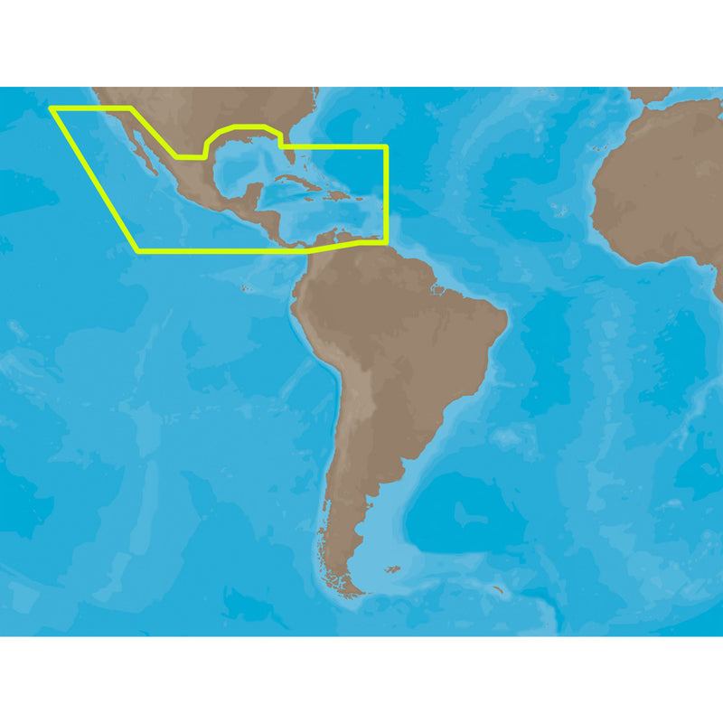 C-MAP MAX NA-M027 - Central America & The Caribbean - C-Card [NA-M027C-CARD] - Mealey Marine