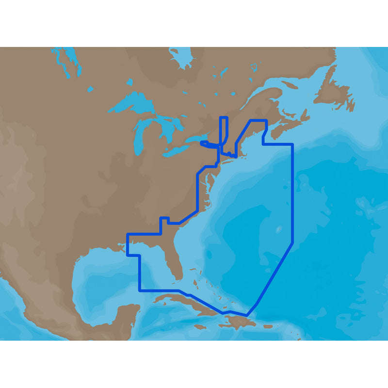 C-MAP MAX NA-M022 - U.S. East Coast & The Bahamas - SD Card [NA-M022SDCARD] - Mealey Marine