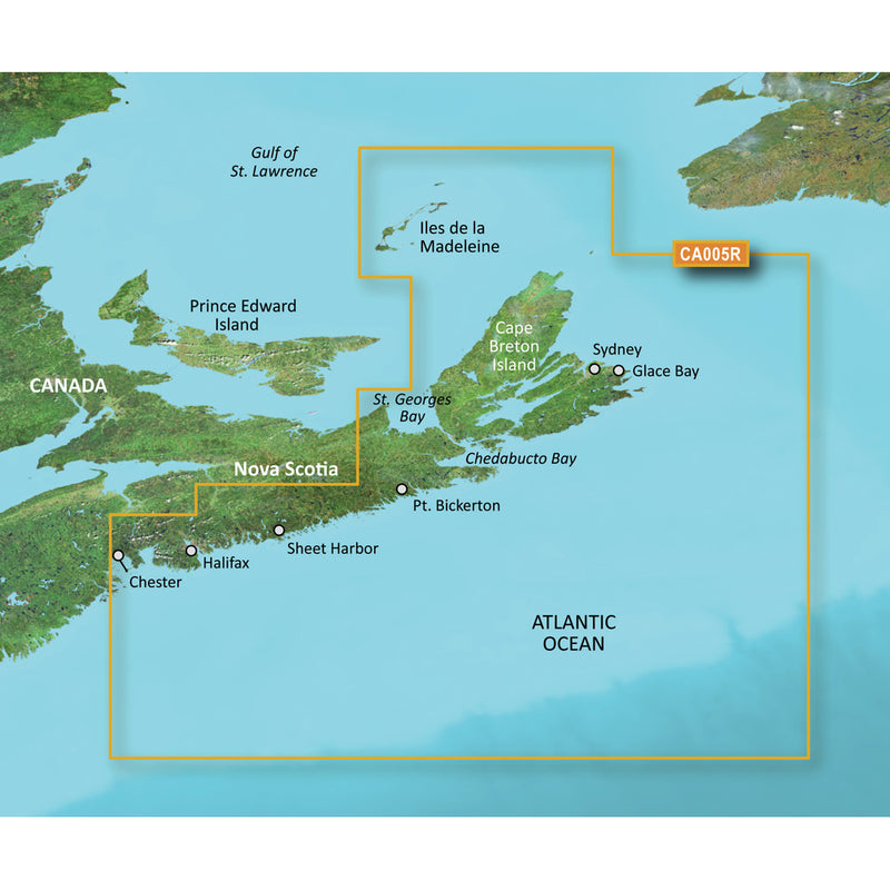 Garmin BlueChart g3 Vision HD - VCA005R - Halifax - Cape Breton - microSD/SD [010-C0691-00] - Mealey Marine