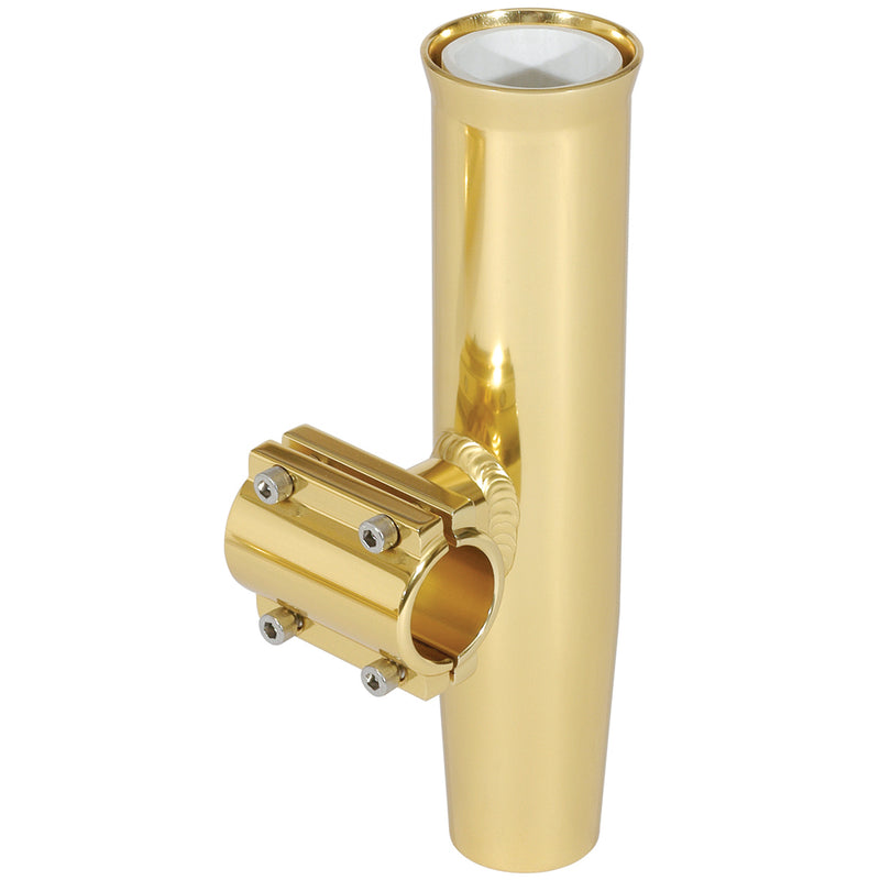 Lee's Clamp-On Rod Holder - Gold Aluminum - Horizontal Mount - Fits 1.315" O.D. Pipe [RA5202GL] - Mealey Marine