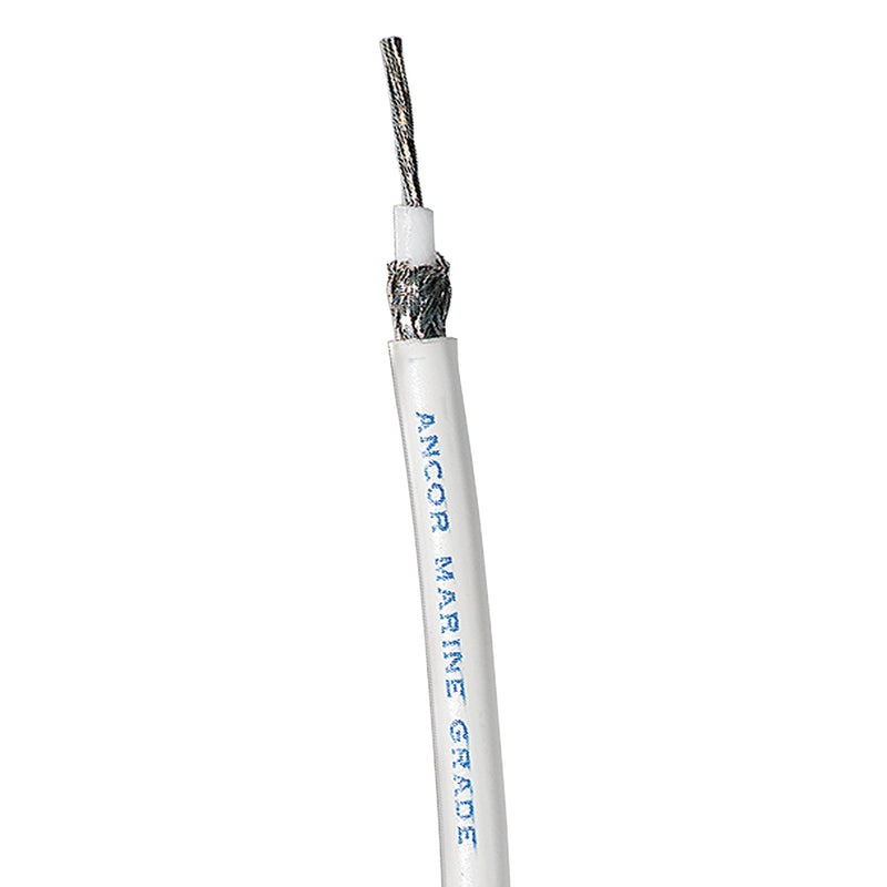 Ancor RG 8X White Tinned Coaxial Cable - 100 [151510] - Mealey Marine