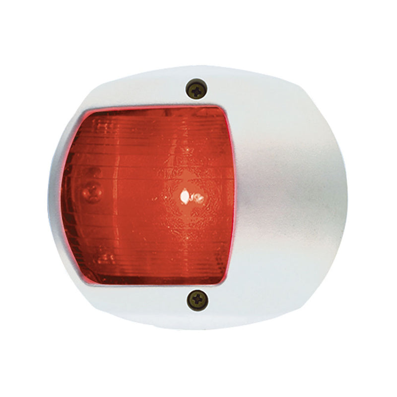 Perko LED Side Light - Red - 12V - White Plastic Housing [0170WP0DP3] - Mealey Marine