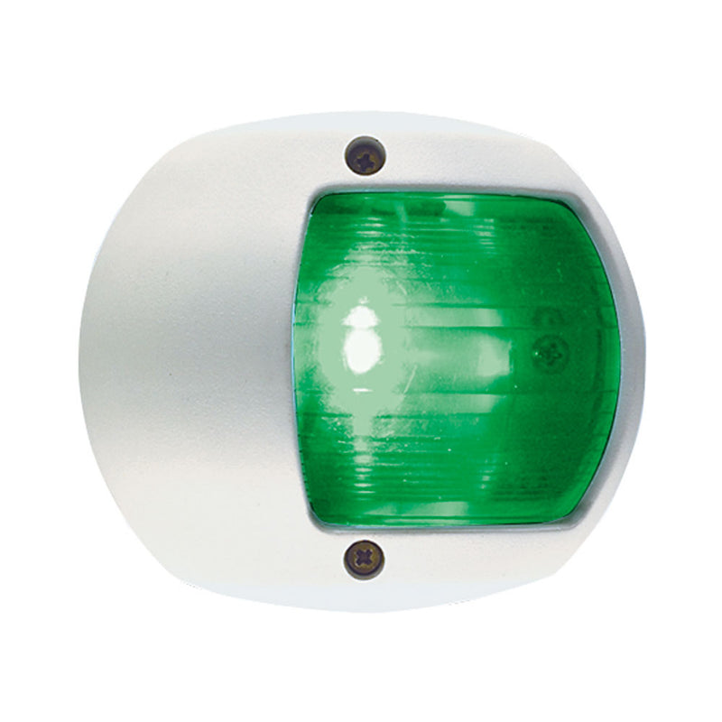 Perko LED Side Light - Green - 12V - White Plastic Housing [0170WSDDP3] - Mealey Marine