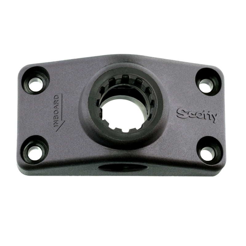 Scotty 241 Combination Side or Deck Mount - Black [241-BK] - Mealey Marine