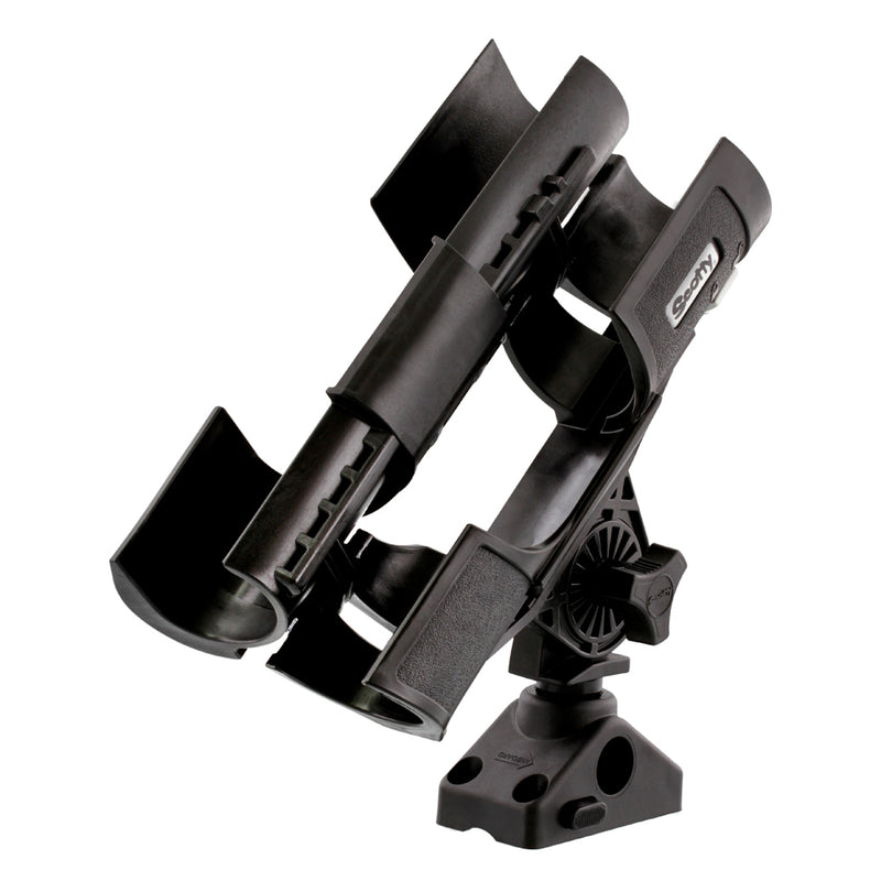 Scotty ORCA Rod Holder w/241L Side/Deck Mount [400-BK] - Mealey Marine