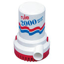 Rule 2000 GPH Non-Automatic Bilge Pump - 32v [11] - Mealey Marine
