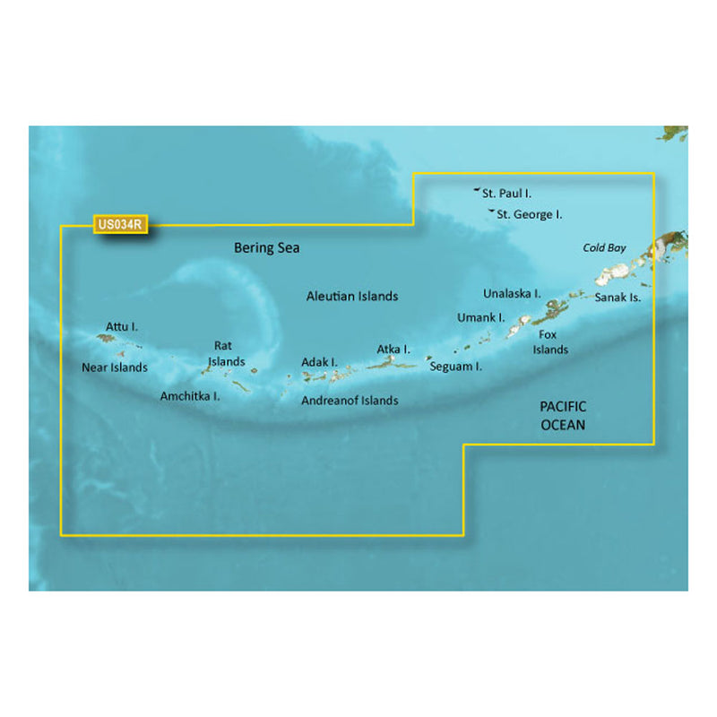 Garmin BlueChart g3 Vision HD - VUS034R - Aleutian Islands - microSD/SD [010-C0735-00] - Mealey Marine
