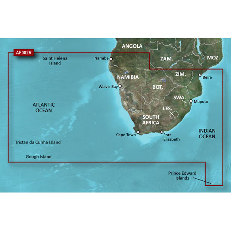 Garmin BlueChart g2 HD - HXAF002R - South Africa - microSD/SD [010-C0748-20] - Mealey Marine