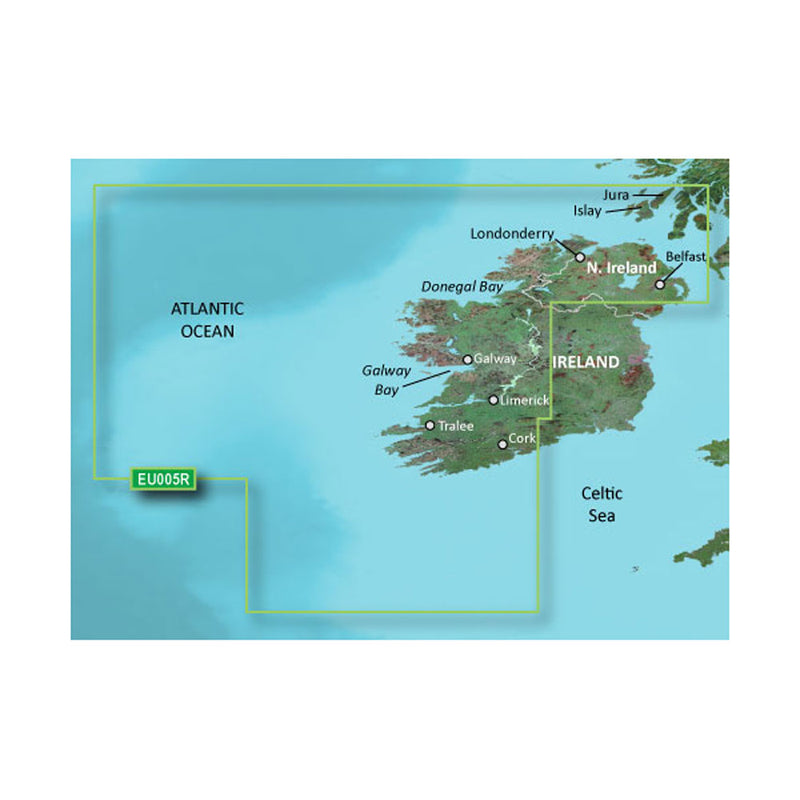 Garmin BlueChart g3 HD - HEU005R - Ireland, West Coast - microSD/SD [010-C0764-20] - Mealey Marine