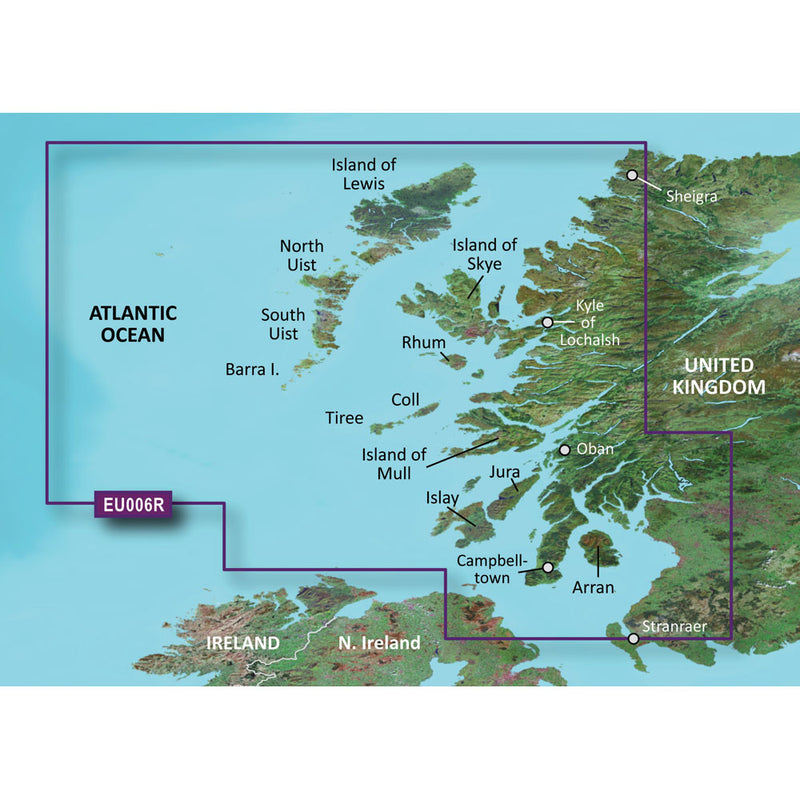 Garmin BlueChart g3 HD - HXEU006R - Scotland West Coast - microSD/SD [010-C0765-20] - Mealey Marine