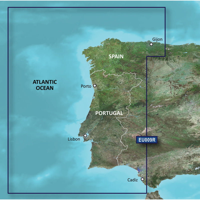 Garmin BlueChart g3 HD - HXEU009R - Portugal  Northwest Spain - microSD/SD [010-C0767-20] - Mealey Marine