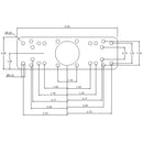 RAM Mount Horizontal Single Arm Ball Mount - Gimbal Bracket [RAM-109HSB] - Mealey Marine