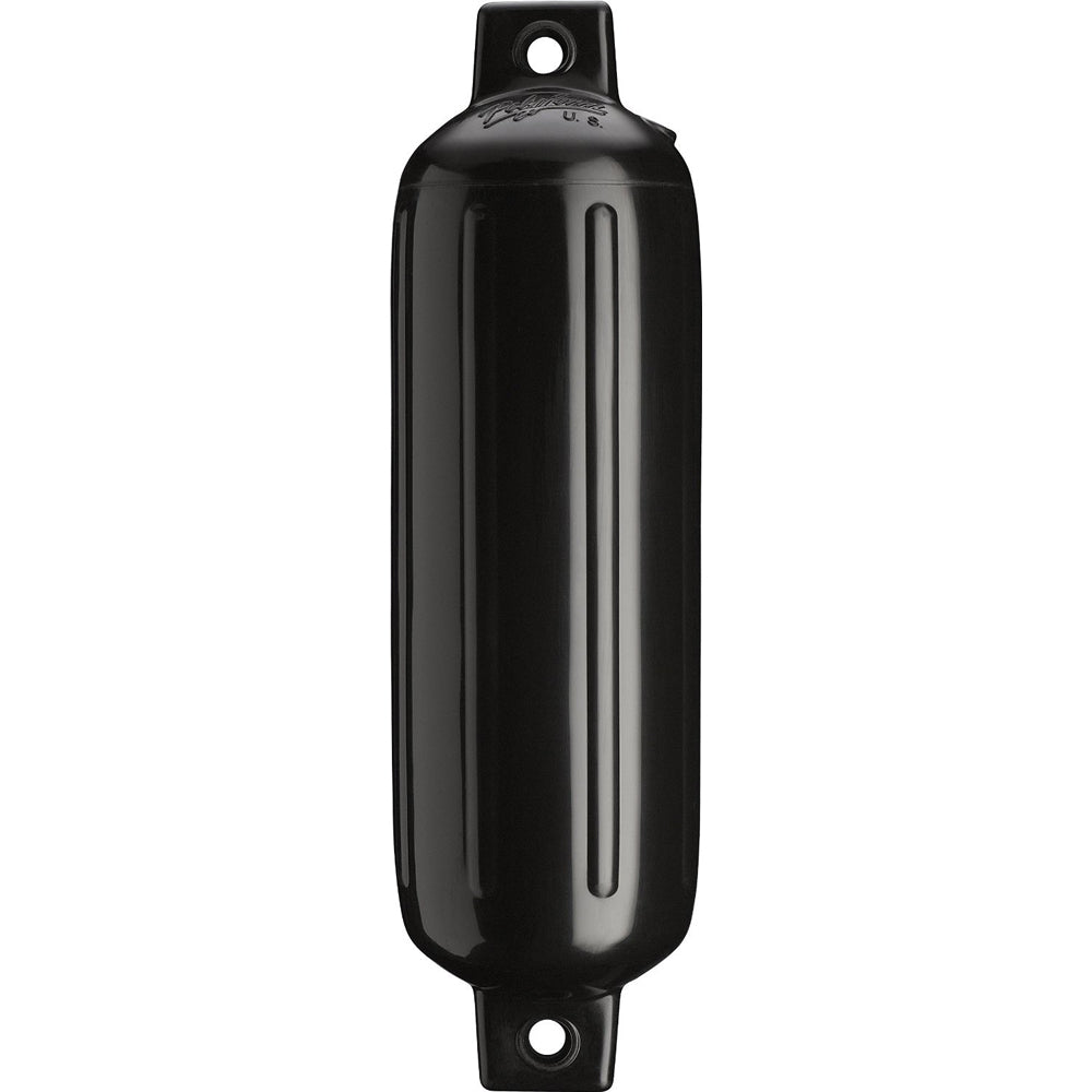 Polyform G-2 Twin Eye Fender 4.5" x 15.5" - Black [G-2-BLACK] - Mealey Marine