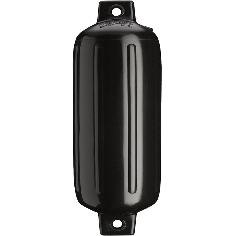 Polyform G-5 Twin Eye Fender 8.8" x 26.8" - Black [G-5-BLACKWO] - Mealey Marine